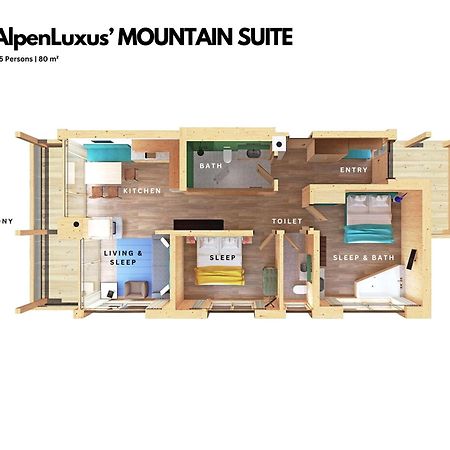 Sportlodge' Mountain Suite - Natural Pool, Whirlpool & Sauna By Alpenluxus Appartements Kleinboden Exteriör bild